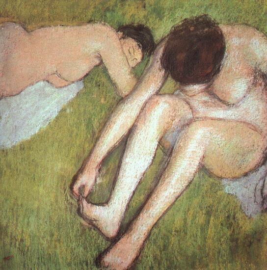 Edgar Degas Bathers on the Grass China oil painting art